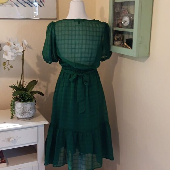 Ryan Michelle Elegant Green Dress. Romcom. Coquette. - Picture 6 of 13